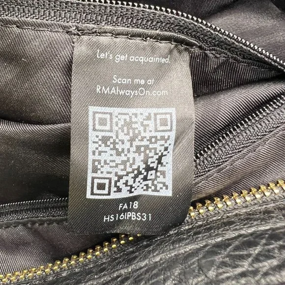 Rebecca Minkoff Black Leather Regan Satchel - Picture 11 of 16